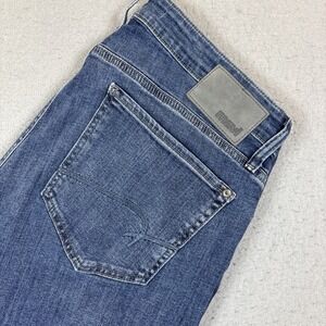 Mavi Men's ZACH Slim Straight Jeans in Medium Blue 34x32